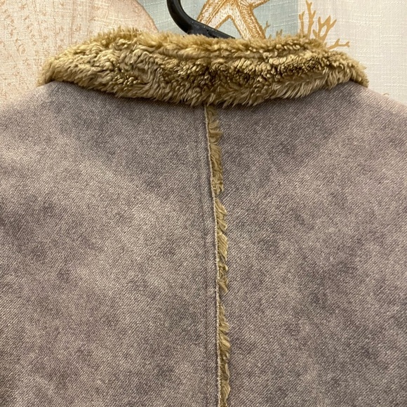 CABELAS Faux Fur Suede Sport Outdoor Barn Utility Hunting Jacket Coat Med Brown - Picture 8 of 12